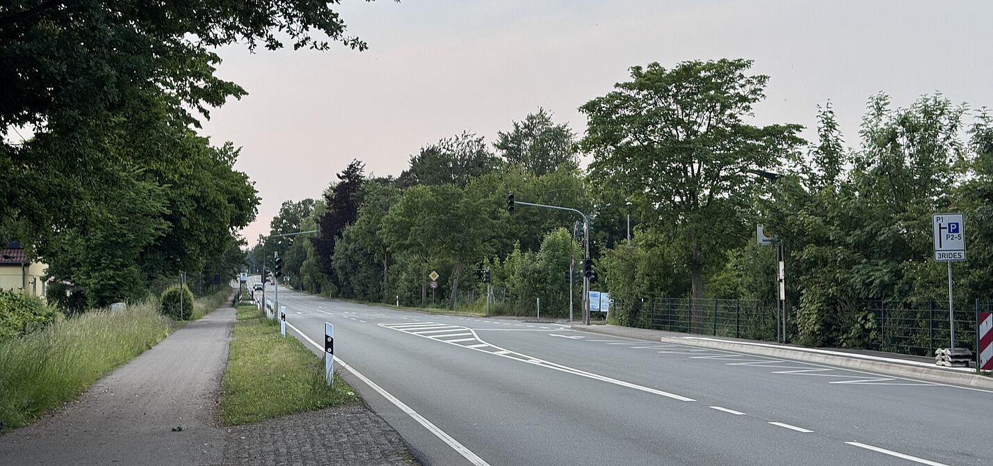 Monschauer Straße 1 Dieses Bild zeigt die Monschauer Straße in Aachen, an der Kreuzung mit der Pascalstraße