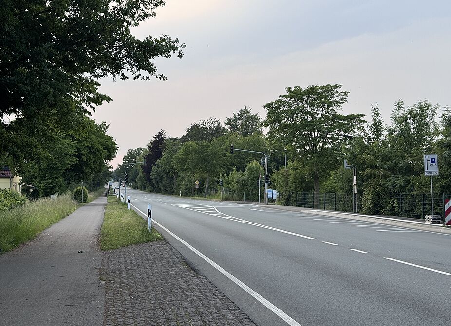 Monschauer Straße 1 Dieses Bild zeigt die Monschauer Straße in Aachen, an der Kreuzung mit der Pascalstraße