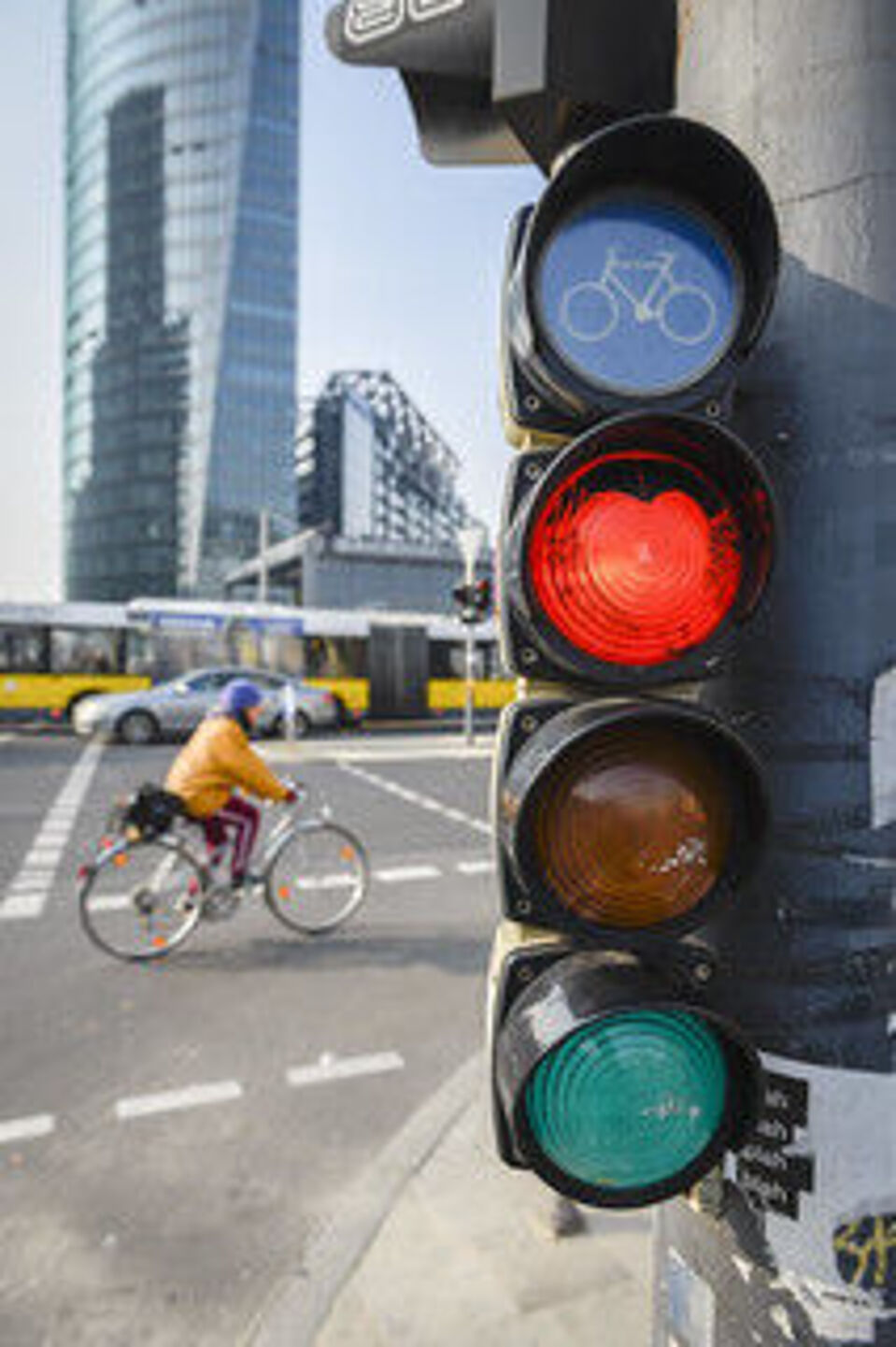 Symbolbild_Ampel Rote Ampel für Radverkehr