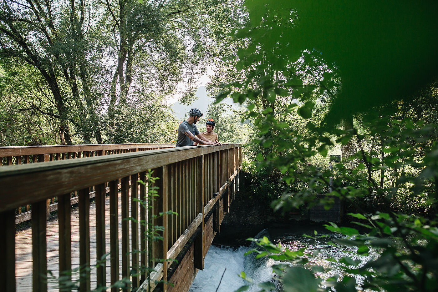 Württemberger Tälerradweg - Pause am Fluss