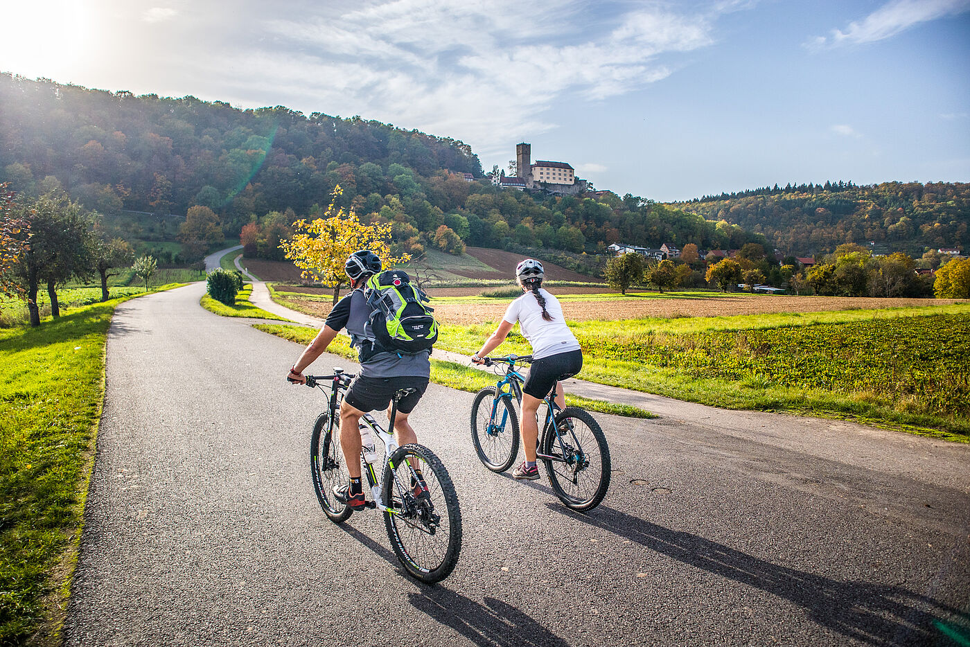 Neckartal-Radweg_Burg_Guttenberg