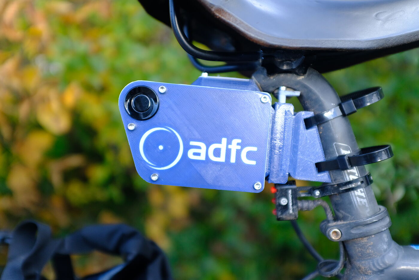 OBS an Rennrad Sattelstütze befestigt