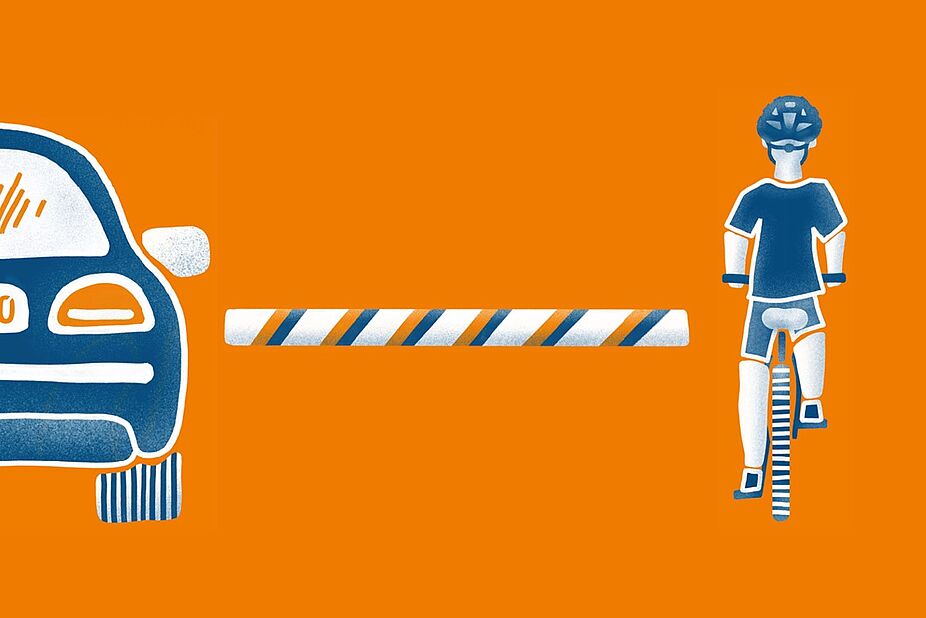 Kampagnenmotiv Abstand