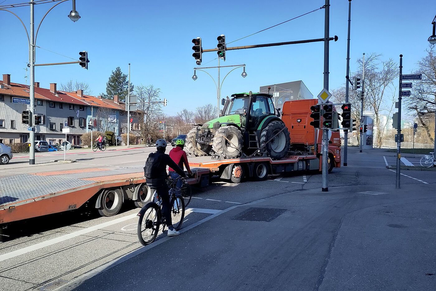 Sichere Fahrradampel Freiburg