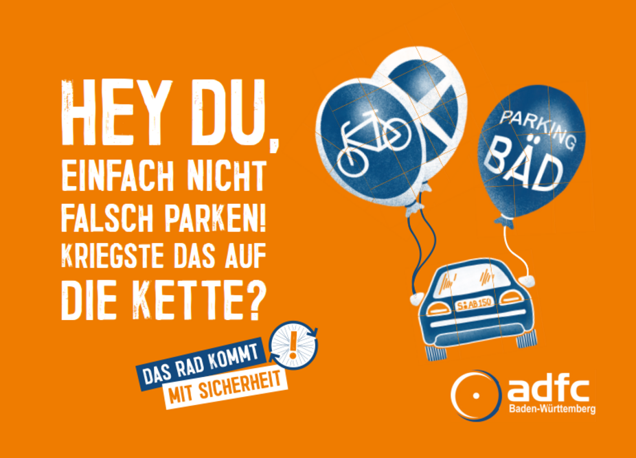 kein Falschparken, Vorderseite