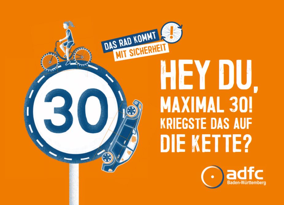 Tempo runter, Vorderseite