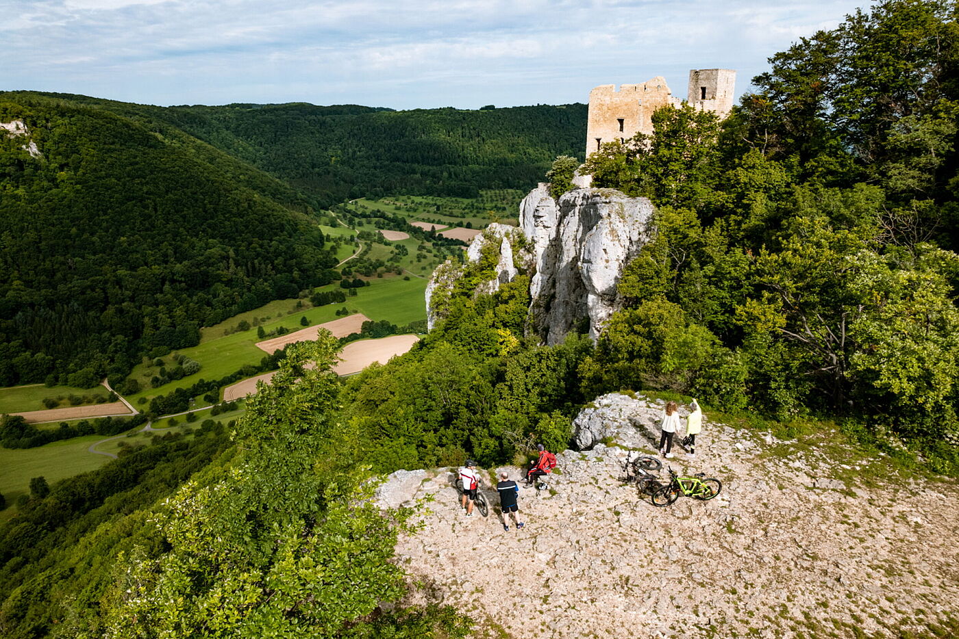 Albtäler Radweg_Ruine Reußenstein