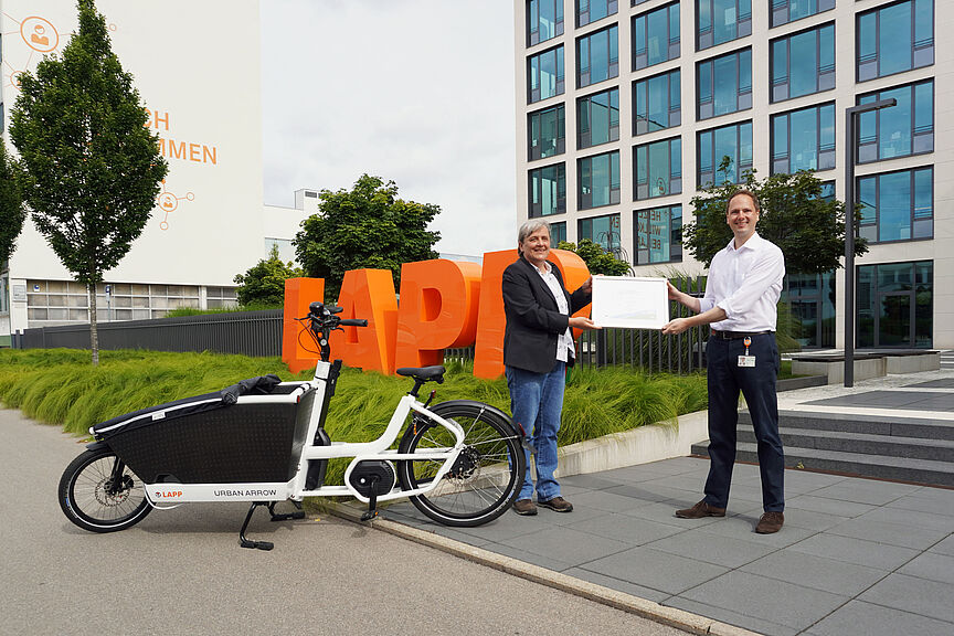 Zertifikatübergabe Lapp Stuttgart -