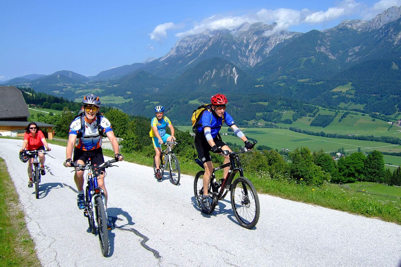 Biken in den Alpen