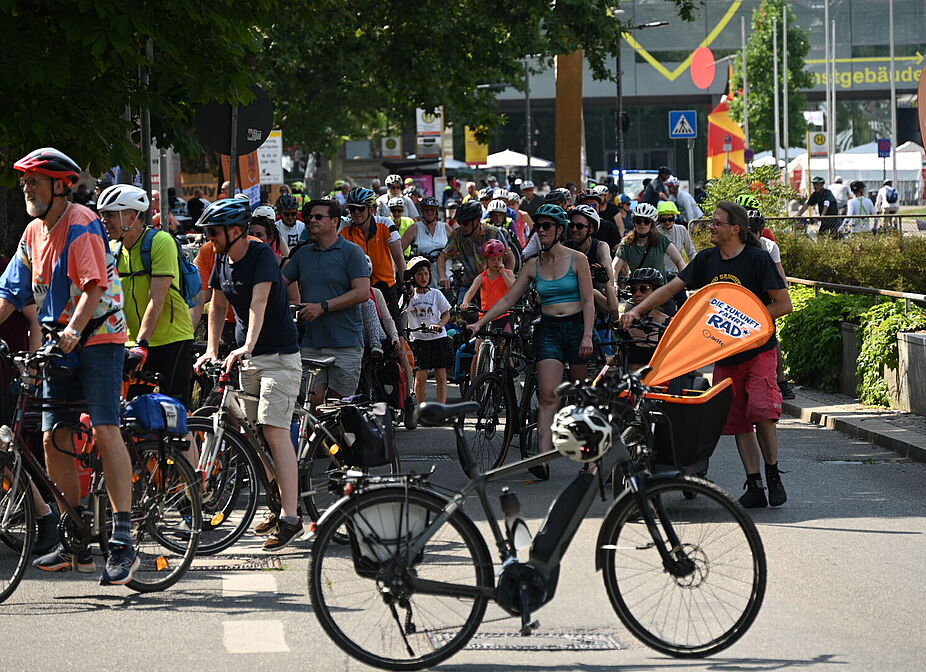 Am Ziel am Stuttgarter Karlsplatz