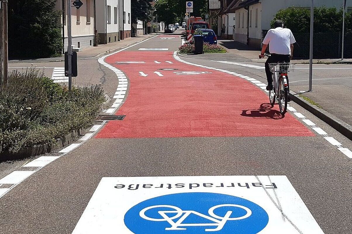 Fahrradstraße Wilhelmstraße Eislingen