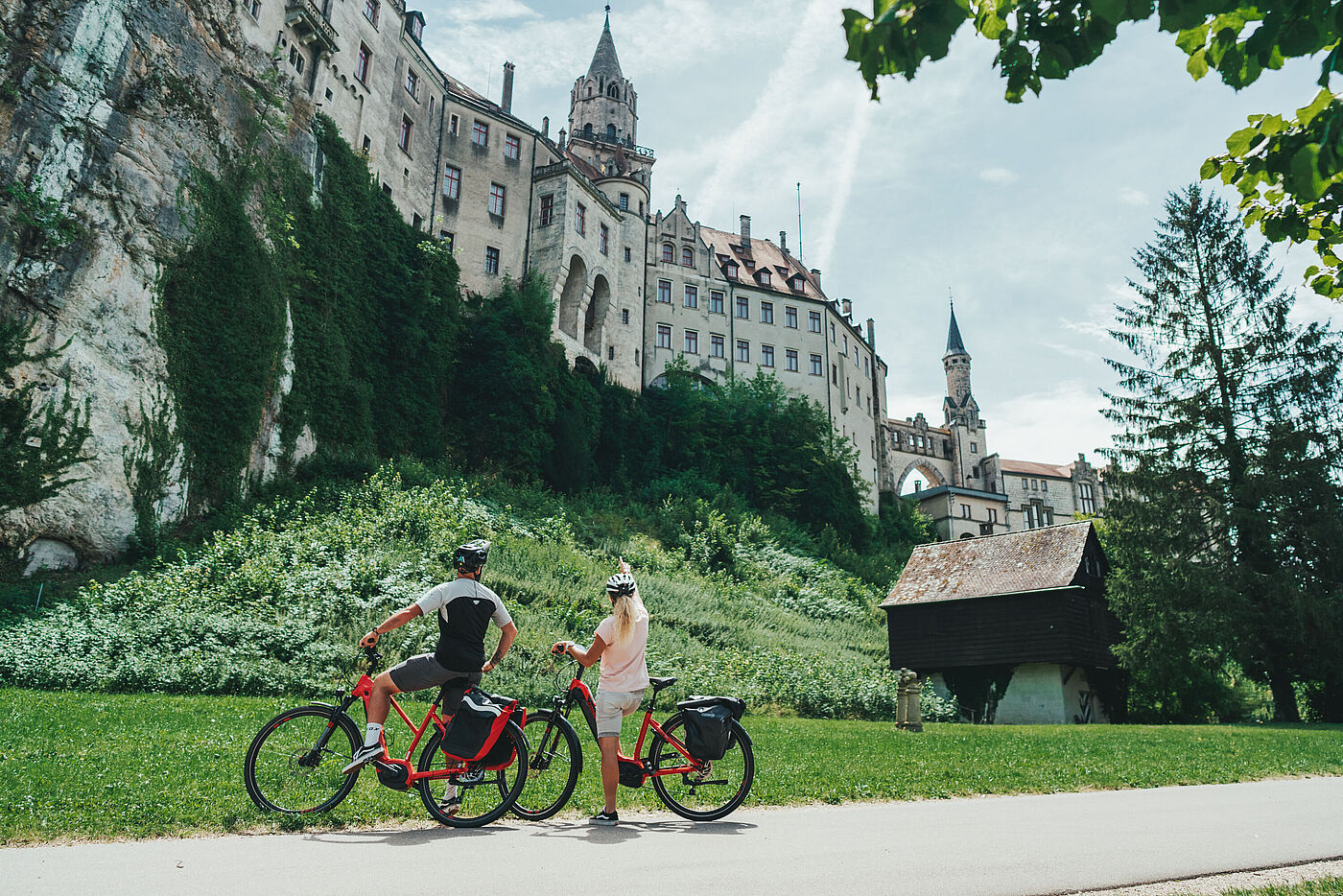Hohenzollern Radweg - Hohenzollernschloss Sigmaringen 
