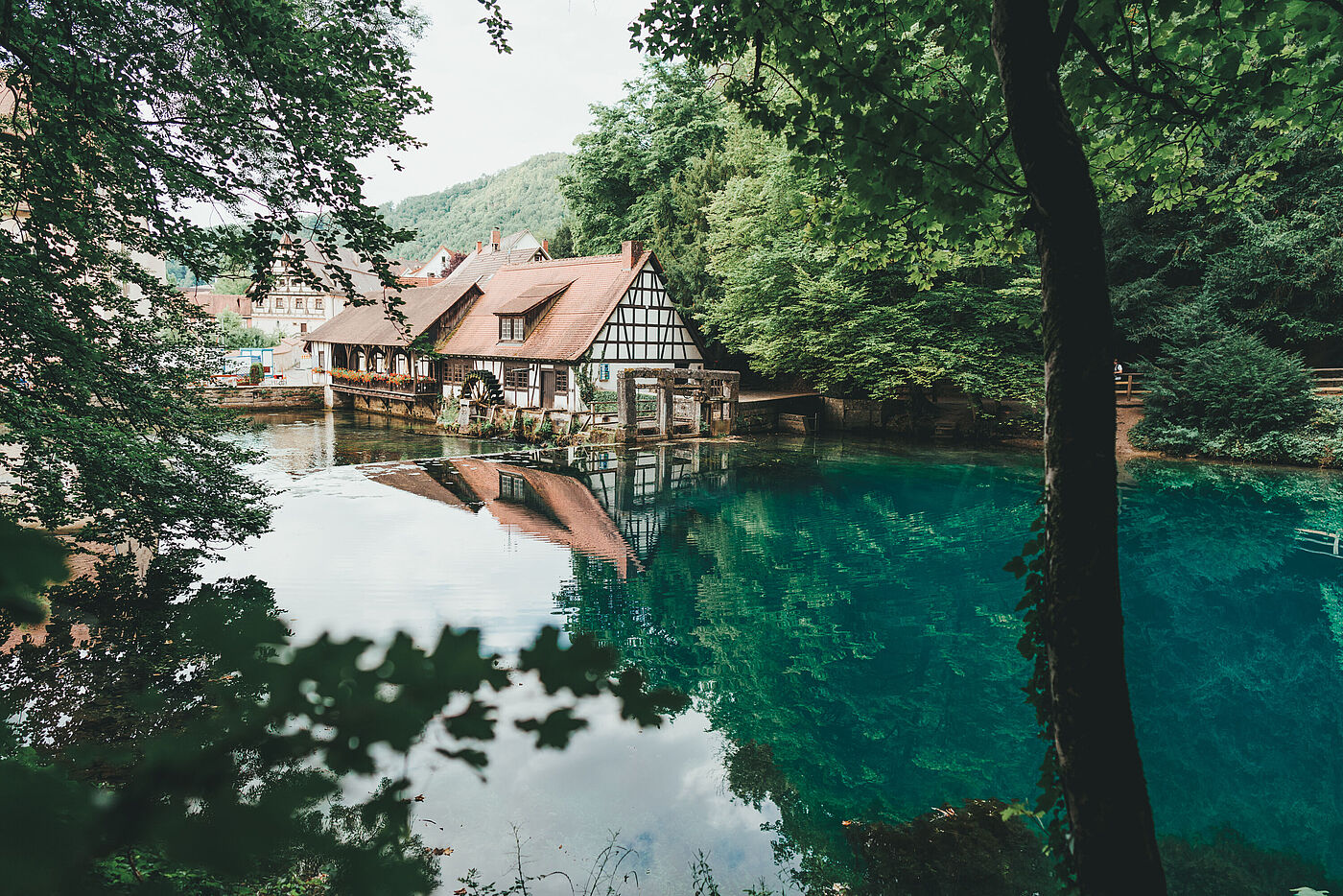 Württemberger Tälerradweg - Blautopf bei Blaubeuren