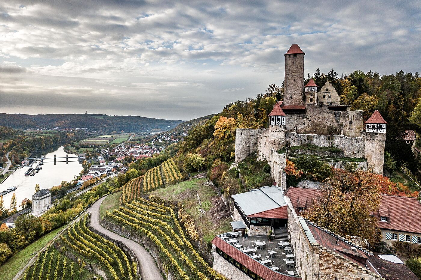 Neckartal-Radweg_Burg Hornberg