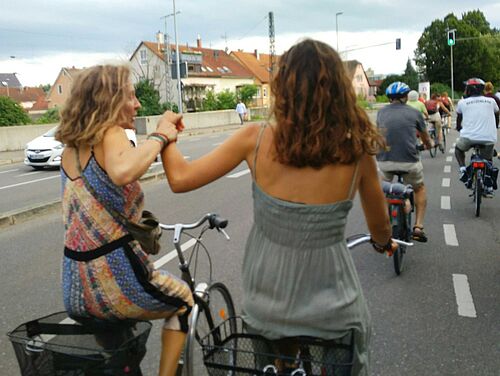 Critical Mass hier wird das Fahrrad gefeiert ADFC Baden Wurttemberg