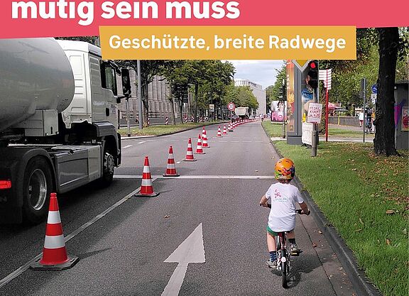 Radwege, für die man nicht mutig sein muss Radwege, für die man nicht mutig sein muss