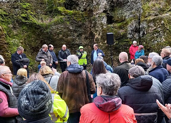 Einweihung Radweg unter dem Karst