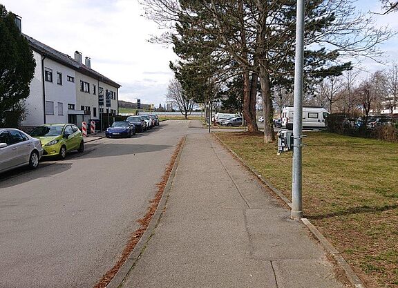 Radverkehrszähler an der Schimmelwiesenstraße