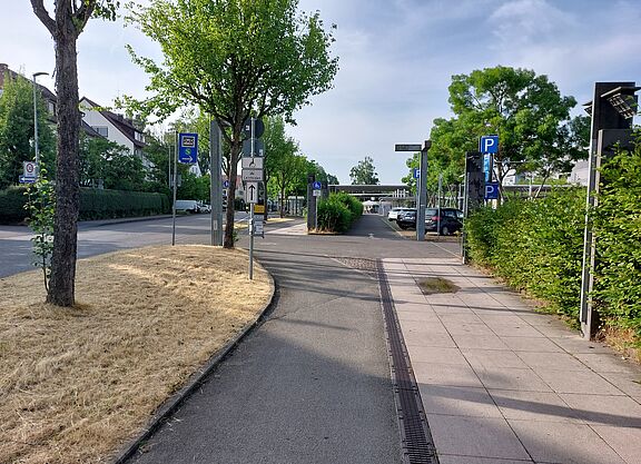 Radverkehrszähler in der Bahnhofstraße