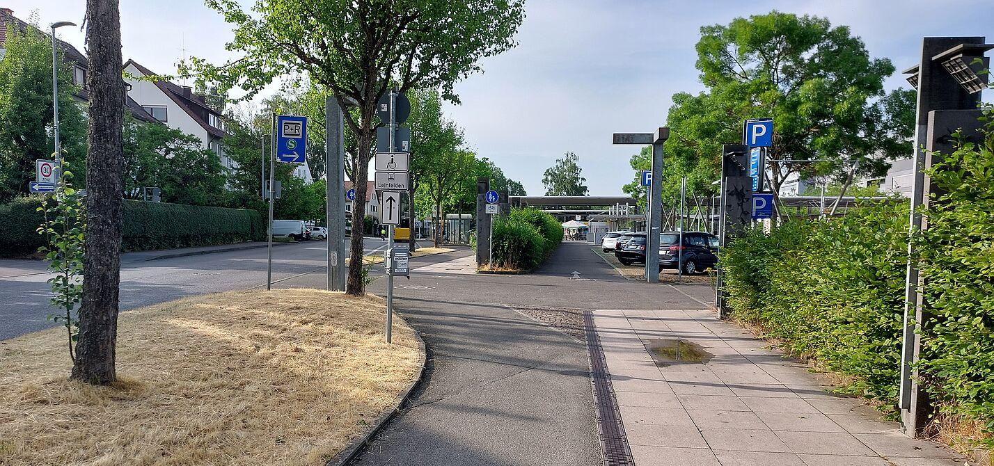 Radverkehrszähler in der Bahnhofstraße