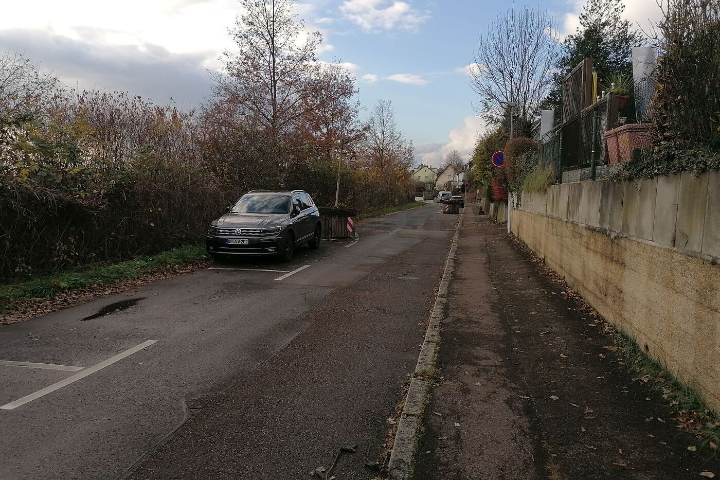 Fahrradstraße Karl-Kübler-Straße (alle 200 m Fahrradpiktogramme erforderlich)