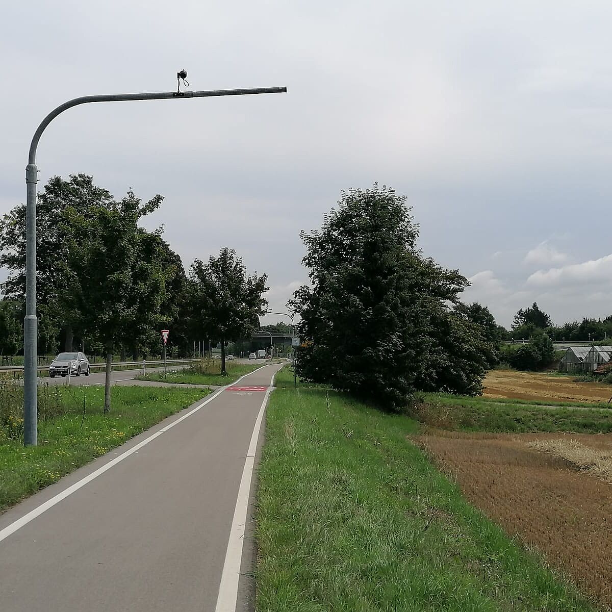 Kamera regelt Verkehrsfluss für Radfahrende