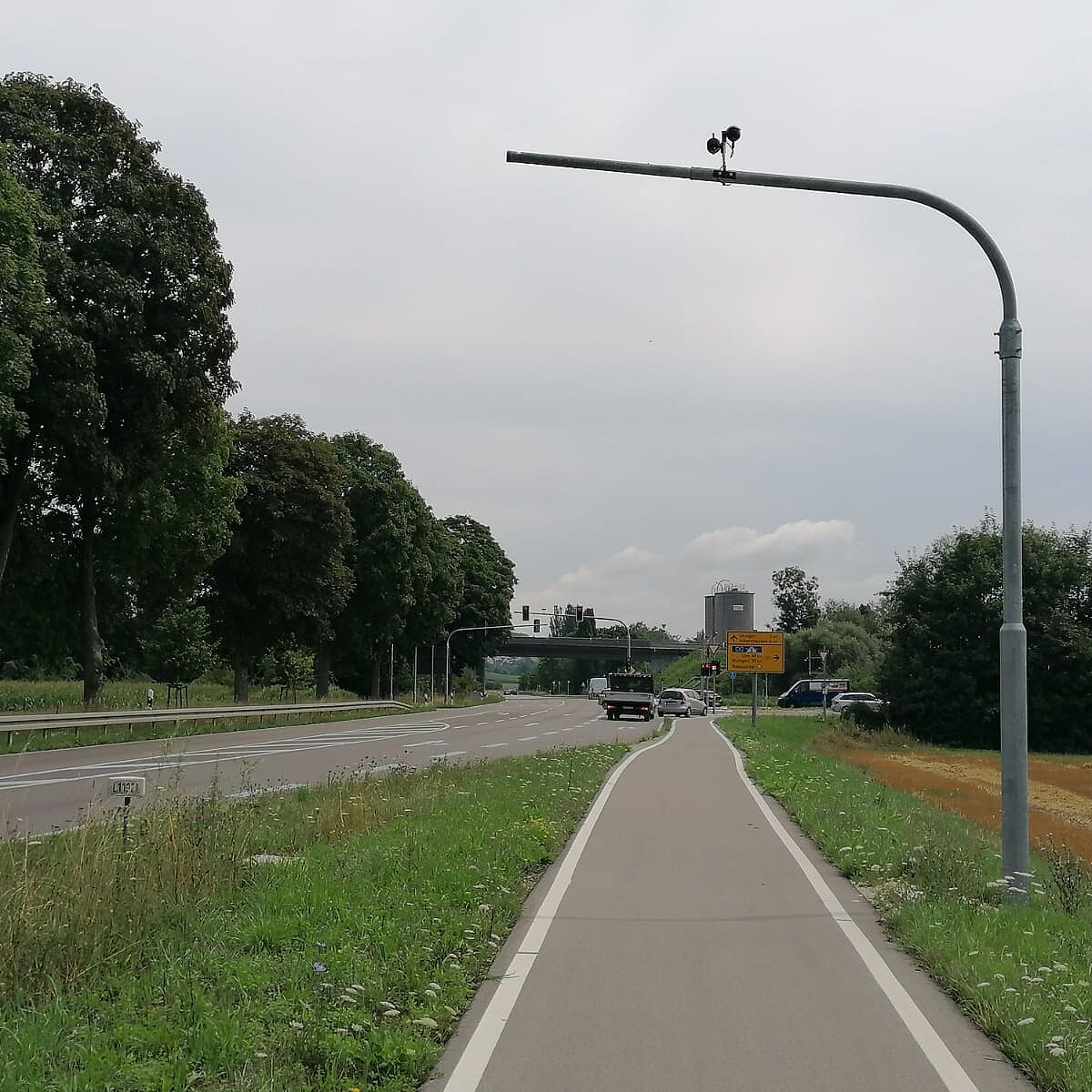 Kamera regelt Verkehrsfluss für Radfahrende