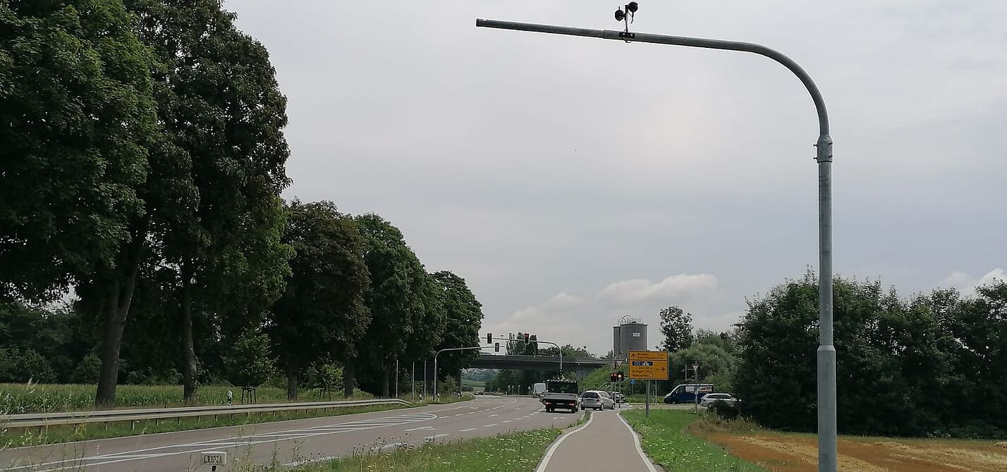 Kamera regelt Verkehrsfluss für Radfahrende