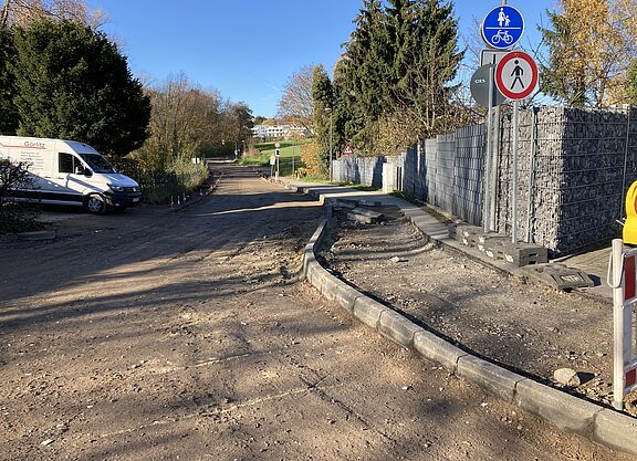 Bürgersteigabsenkung fehlt