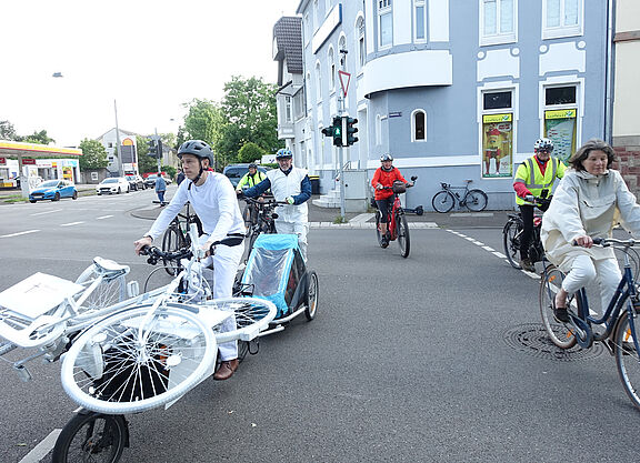 Ghost Bike in Saarlouis