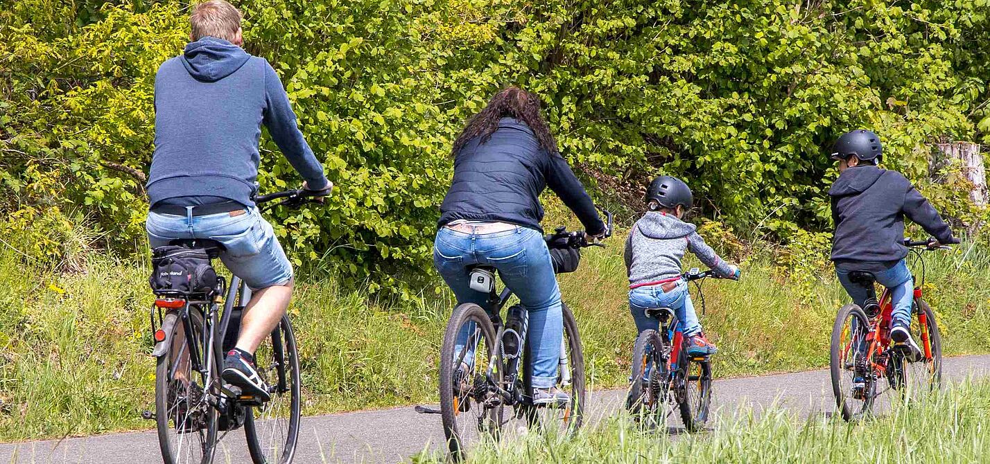 Familie unterwegs