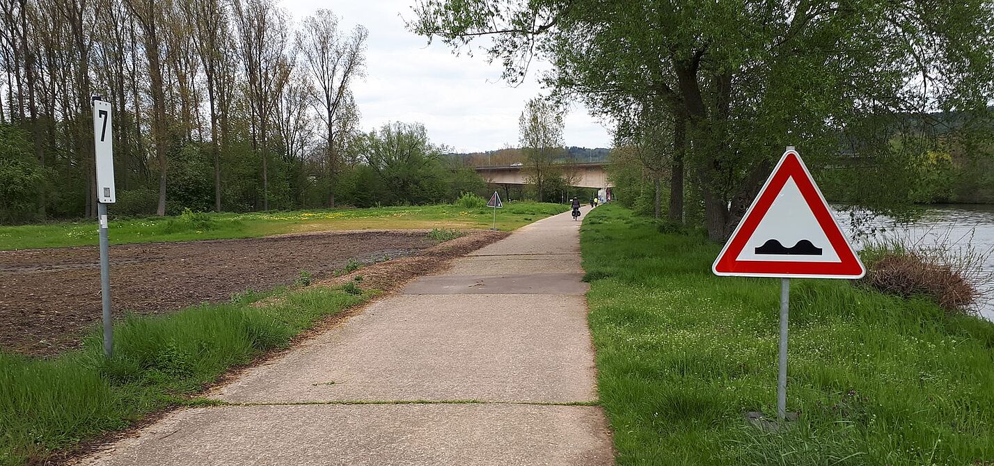 Saar-Radweg zwischen Merzig und Mettlach