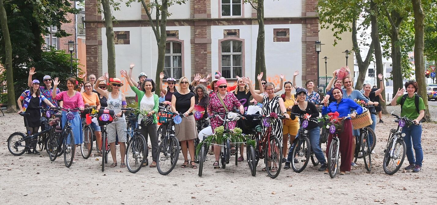 Fancy Women Bike Ride 