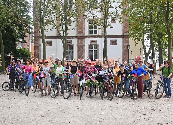 Fancy Women Bike Ride 