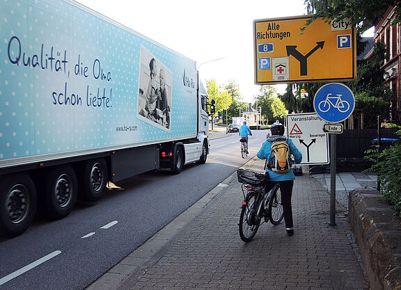 Merzig Radwegende