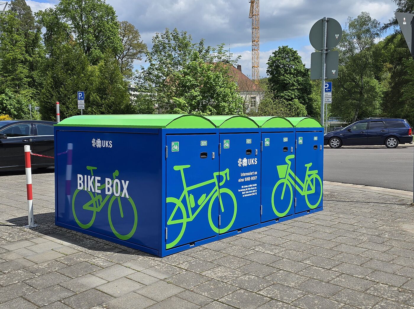 BikeBox auf dem UKS Campus in Homburg