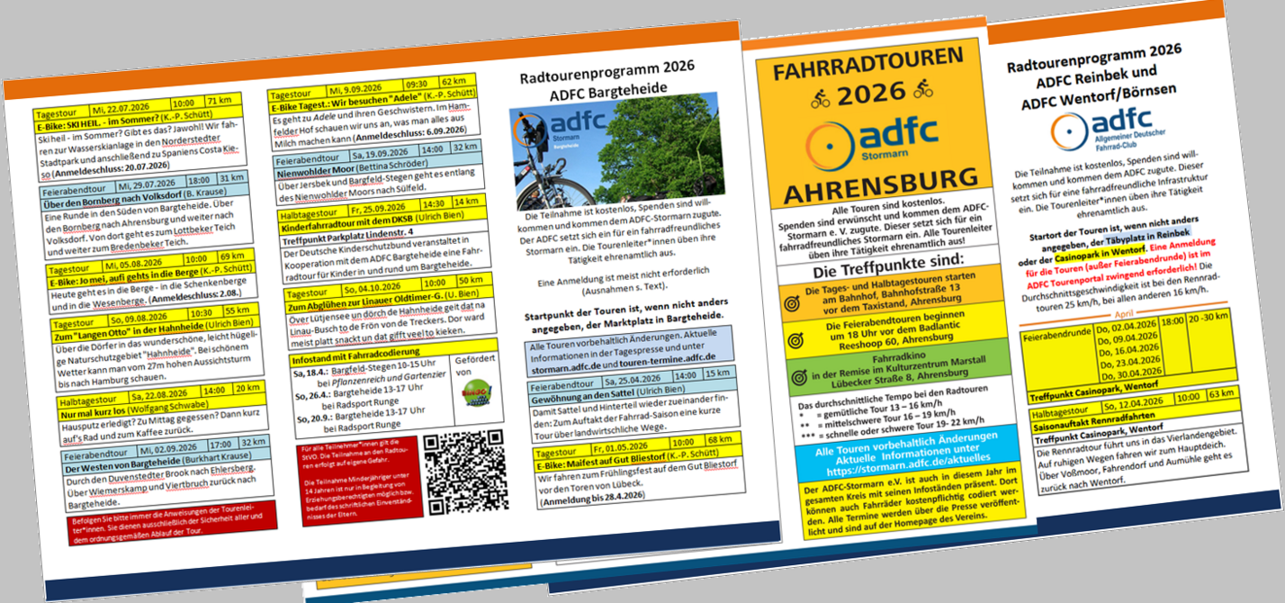 ADFC Tourenprogramm 2026 ADFC Tourenprogramm 2026