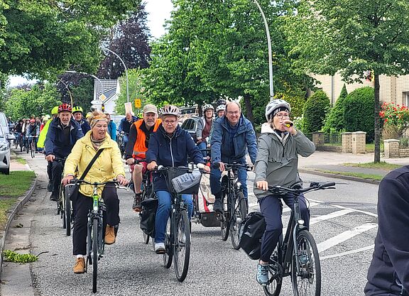 Fahrradcorso in Ahrensburg Fahrradcorso in Ahrensburg