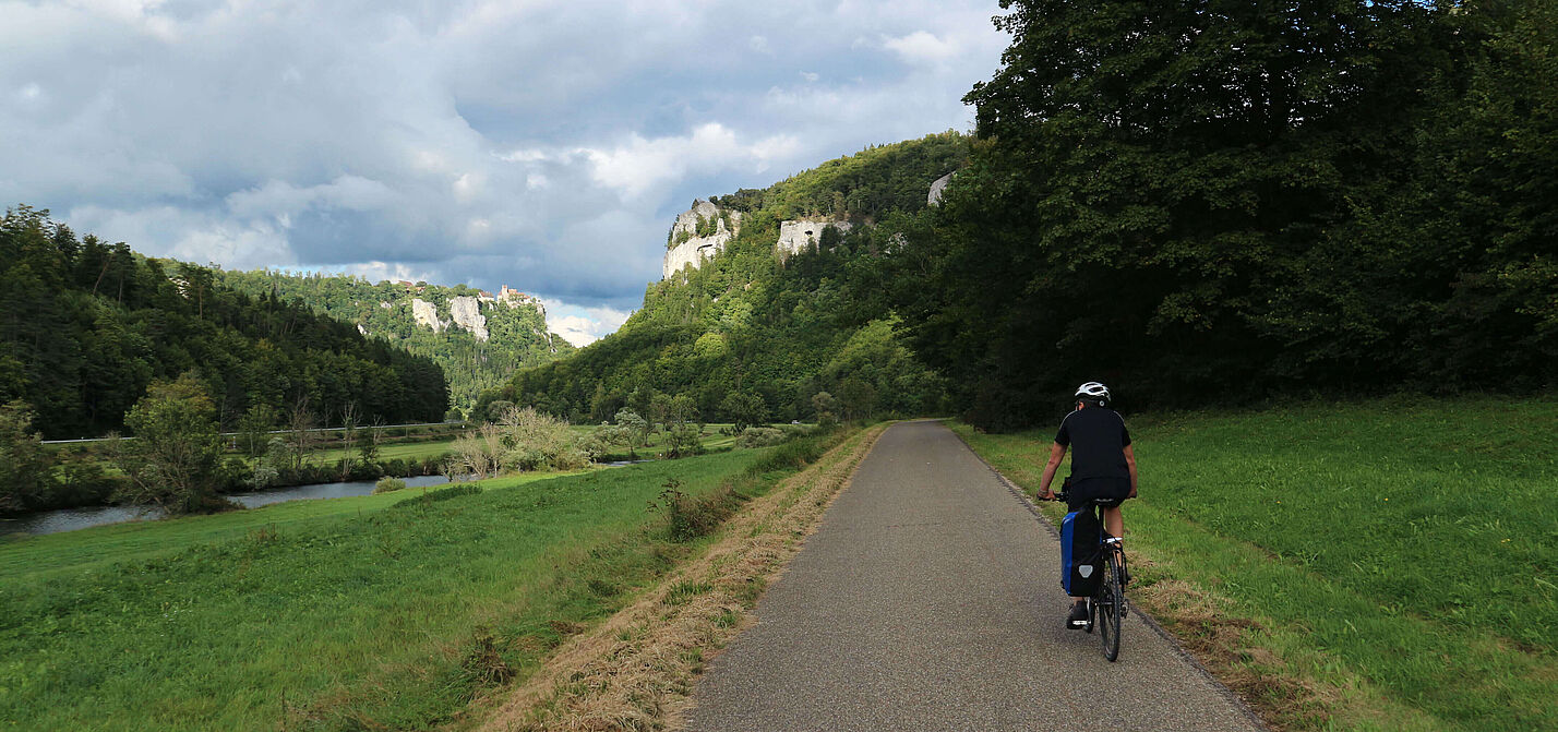 Auf Tour auf dem Donau Radweg