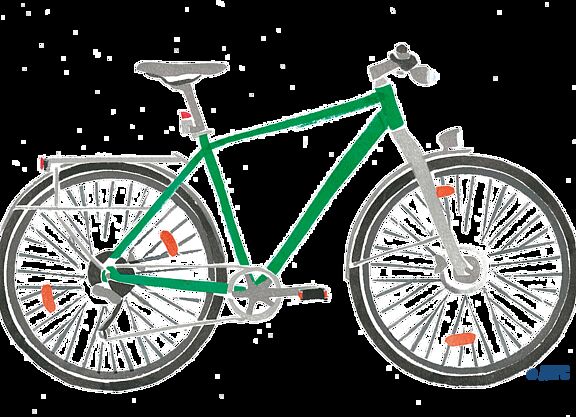 Fahrrad Seitenansicht Illustration Fahrrad Seitenansicht Illustration