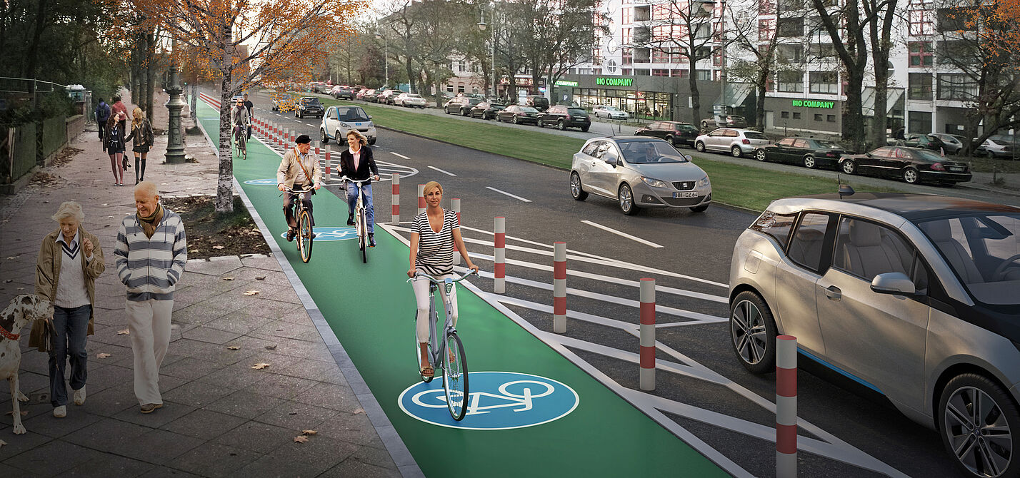  Visualisierung Protected Bike Lanes in Berlin